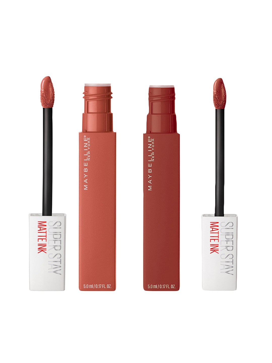 

Maybelline New York Set of 2 Super Stay Matte Ink Liquid Lipstick, Brown