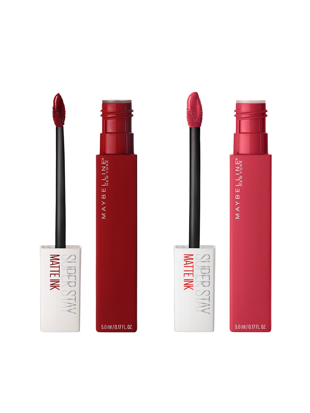 

Maybelline New York Set of 2 Super Stay Matte Ink Liquid Lipstick, Red