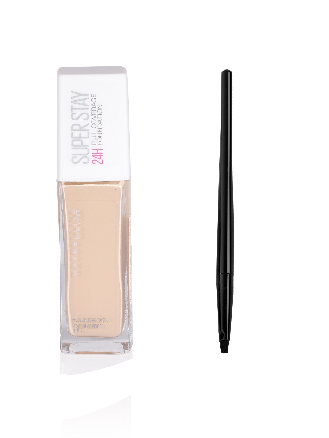 

Maybelline New York Lasting Drama Gel Eyeliner and Super Stay Full Coverage Foundation, Beige