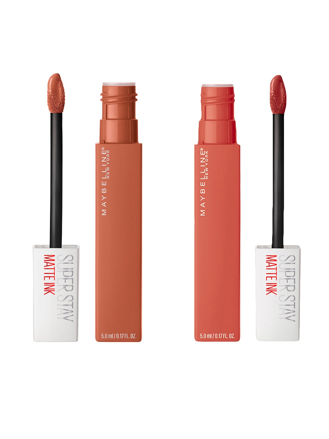 

Maybelline New York Super Stay Set Of 2 Matte Ink Liquid Lipstick, Brown