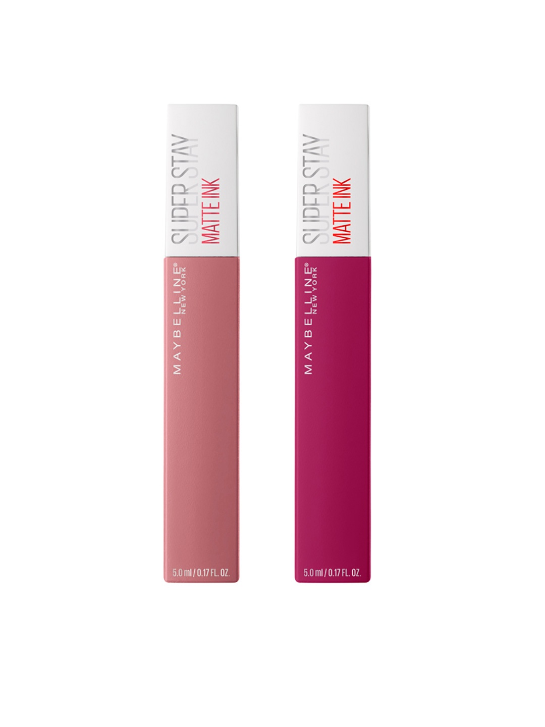 

Maybelline New York Super Stay Set Of 2 Matte Ink Liquid Lipstick, Pink