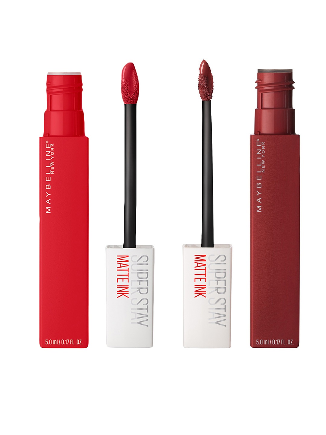 

Maybelline New York Super Stay Set Of 2 Matte Ink Liquid Lipstick, Red