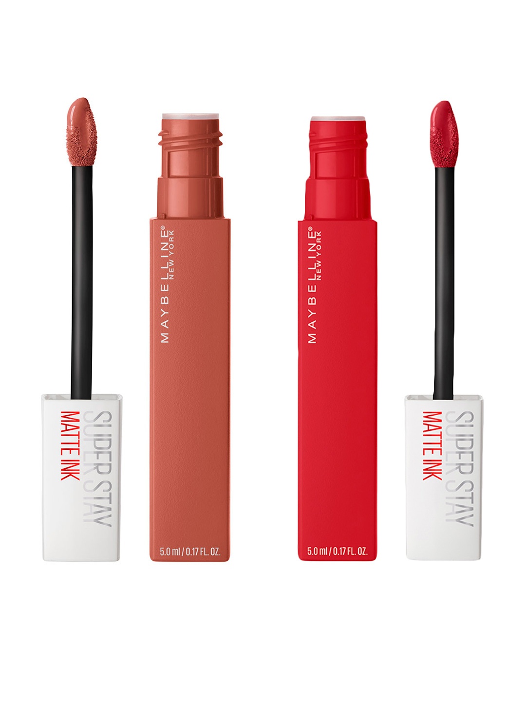 

Maybelline New York Super Stay Set Of 2 Matte Ink Liquid Lipstick, Red