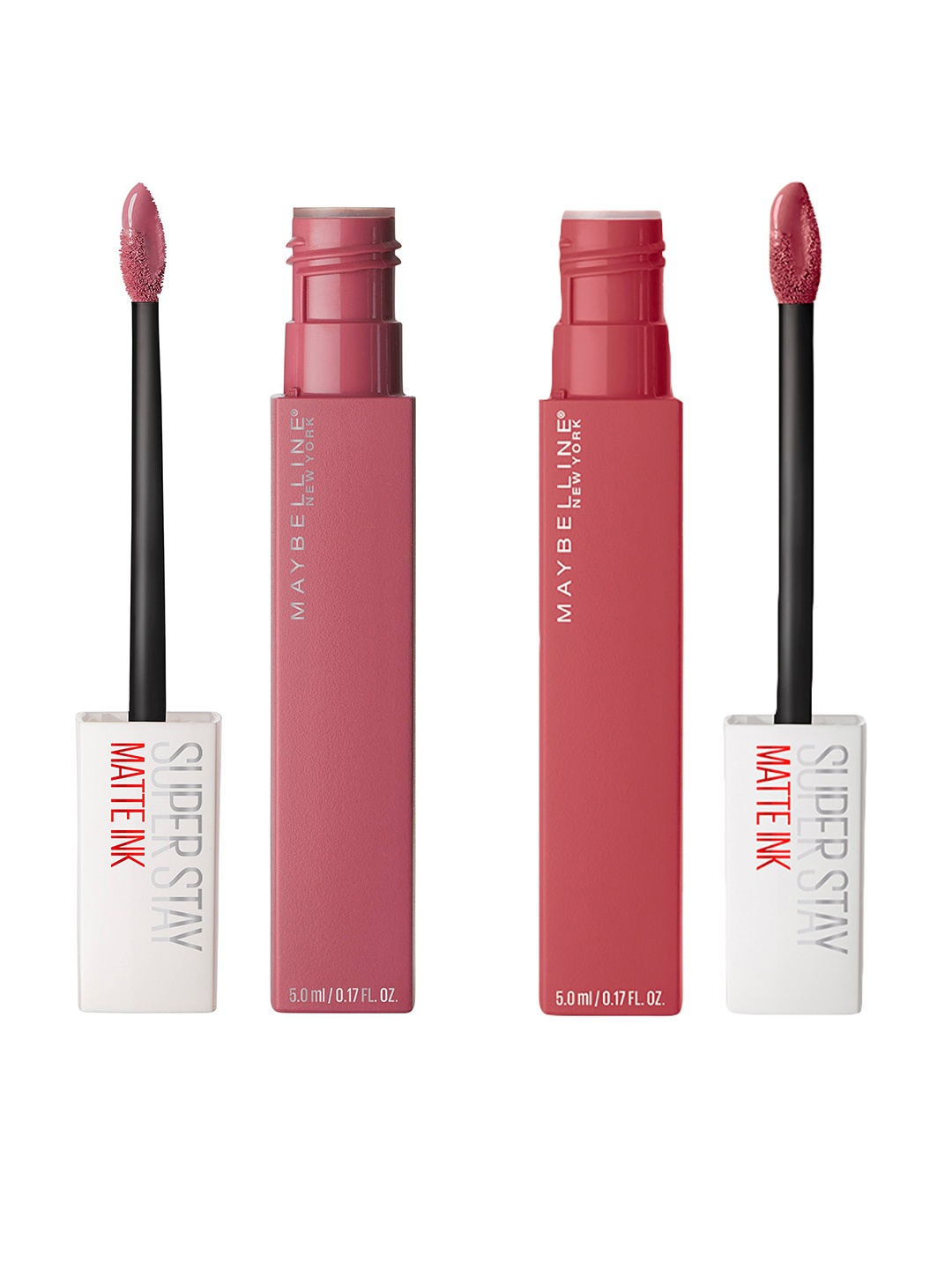 

Maybelline New York Super Stay Set Of 2 Matte Ink Liquid Lipstick, Pink