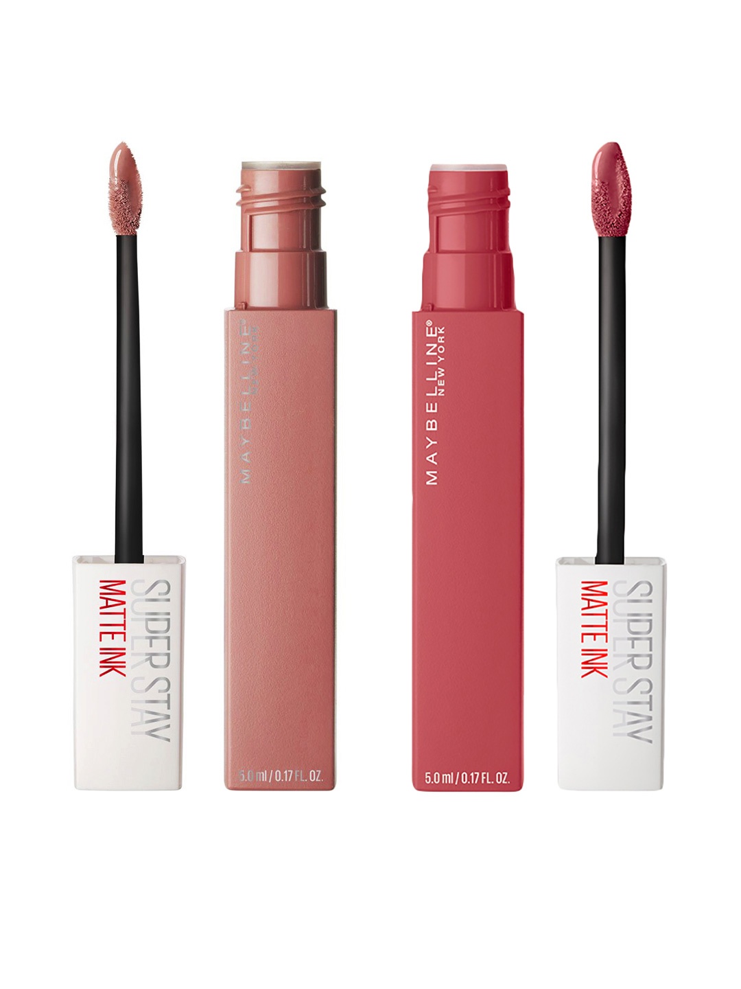 

Maybelline New York Super Stay Set Of 2 Matte Ink Liquid Lipstick, Brown