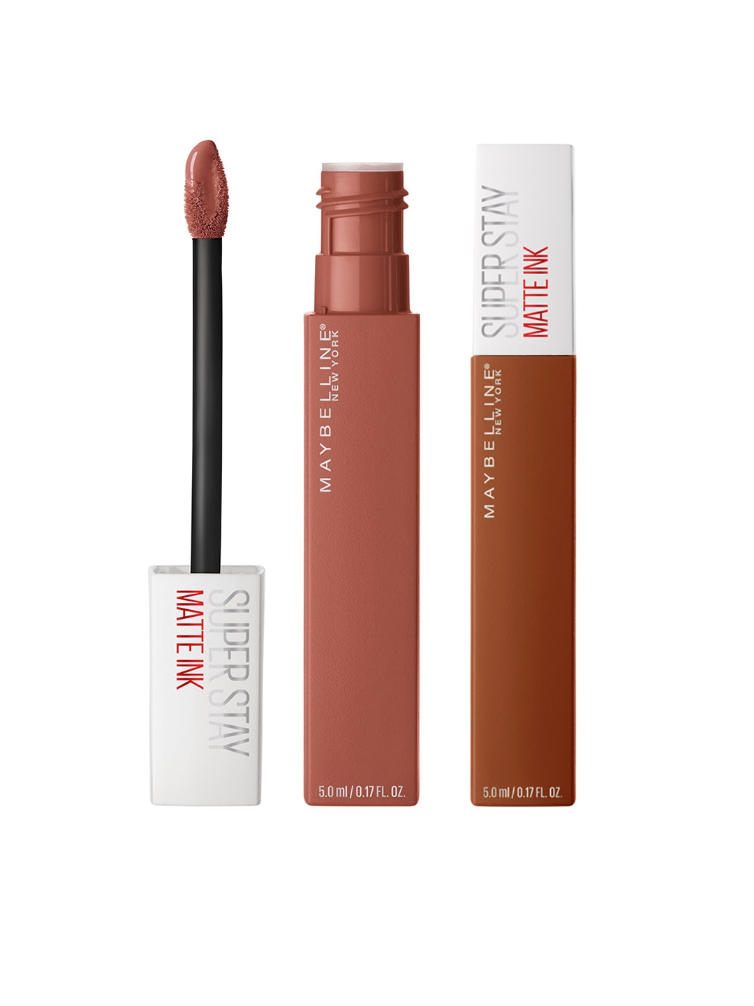 

Maybelline New York Super Stay Set Of 2 Matte Ink Liquid Lipstick, Brown