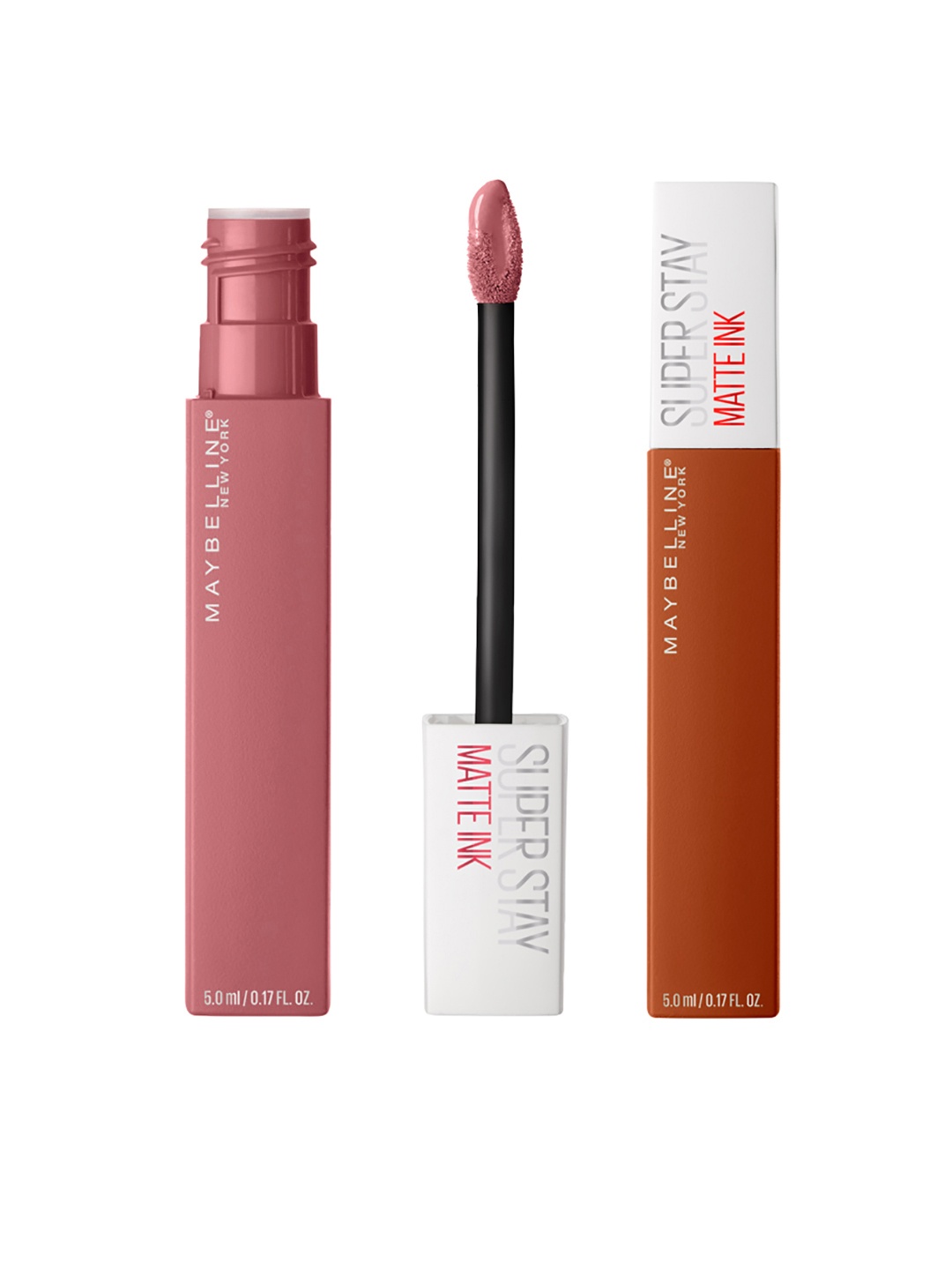 

Maybelline New York Super Stay Set Of 2 Matte Ink Liquid Lipstick, Brown