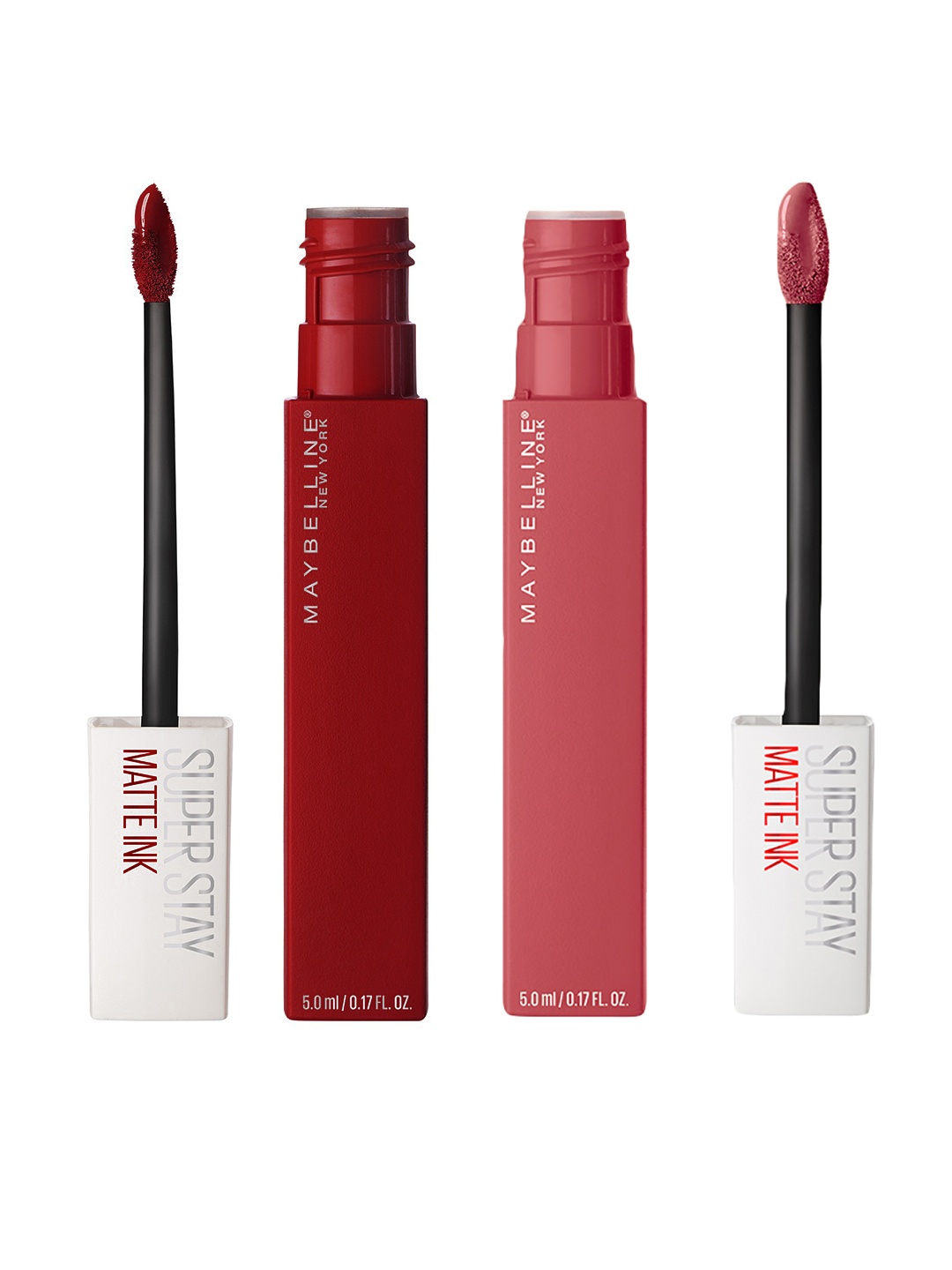 

Maybelline New York Super Stay Set Of 2 Matte Ink Liquid Lipstick, Brown