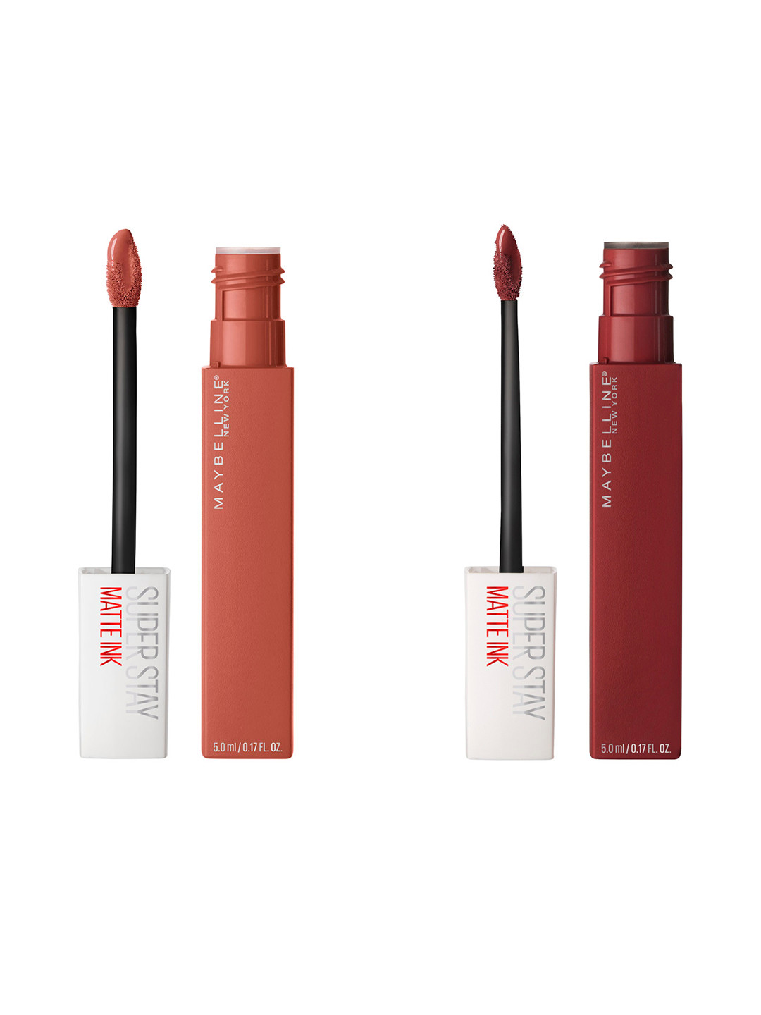 

Maybelline New York Super Stay Set Of 2 Matte Ink Liquid Lipstick, Maroon