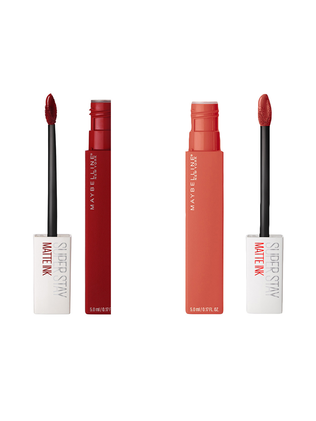

Maybelline New York Super Stay Set Of 2 Matte Ink Liquid Lipstick, Red