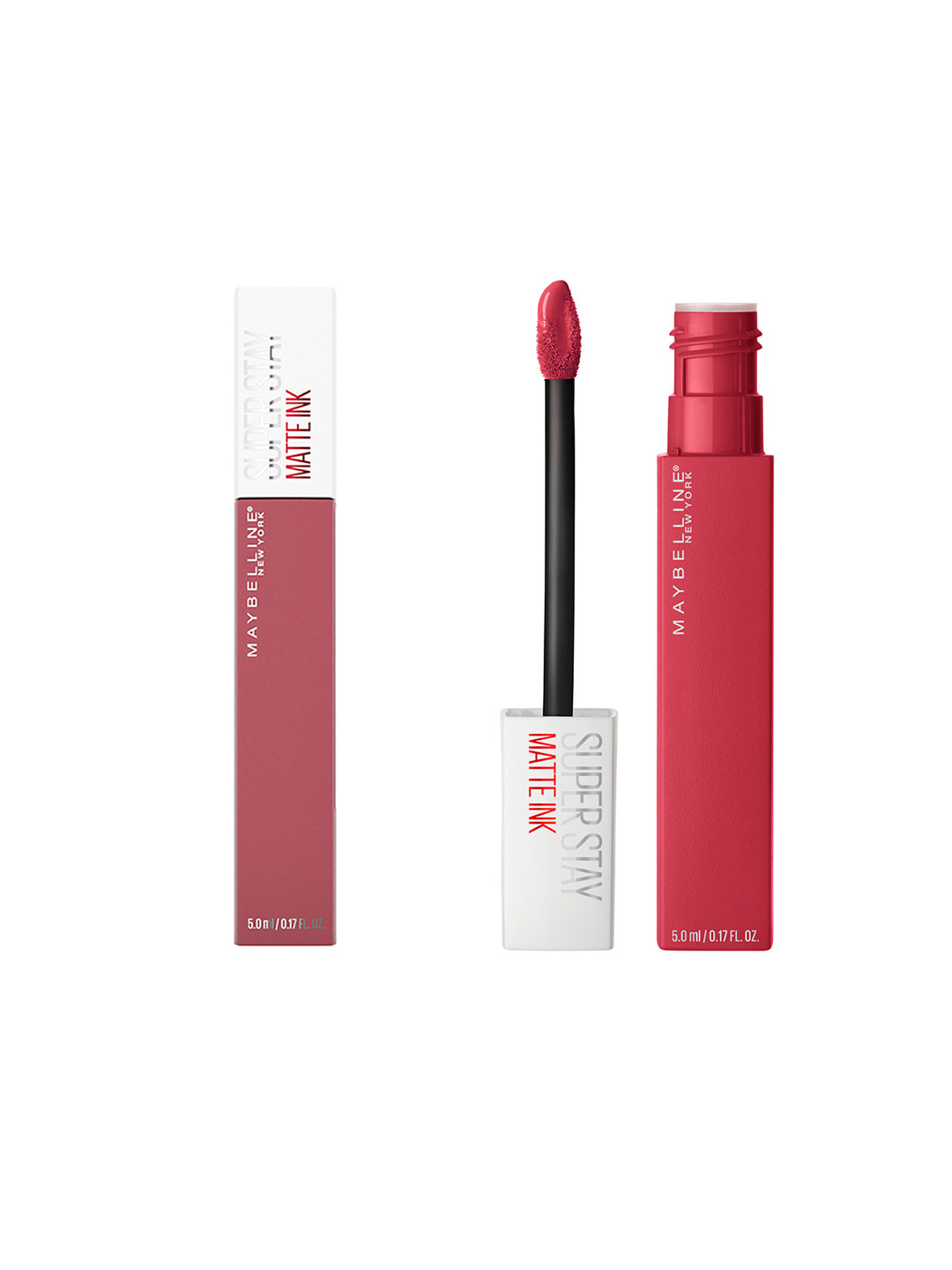 

Maybelline New York Super Stay Set Of 2 Matte Ink Liquid Lipstick, Red
