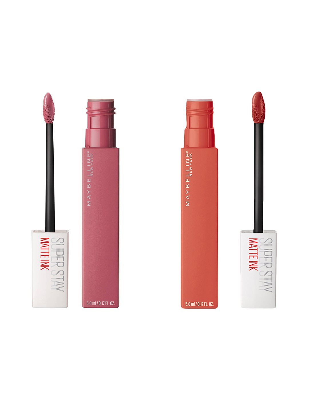 

Maybelline New York Super Stay Set Of 2 Matte Ink Liquid Lipstick, Pink