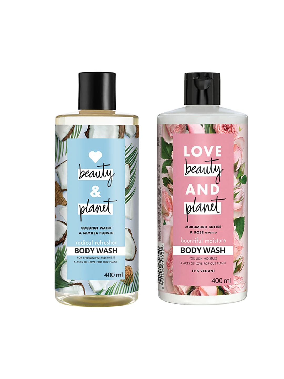 

Love Beauty & Planet Women Pack Of 2 Body Wash, White