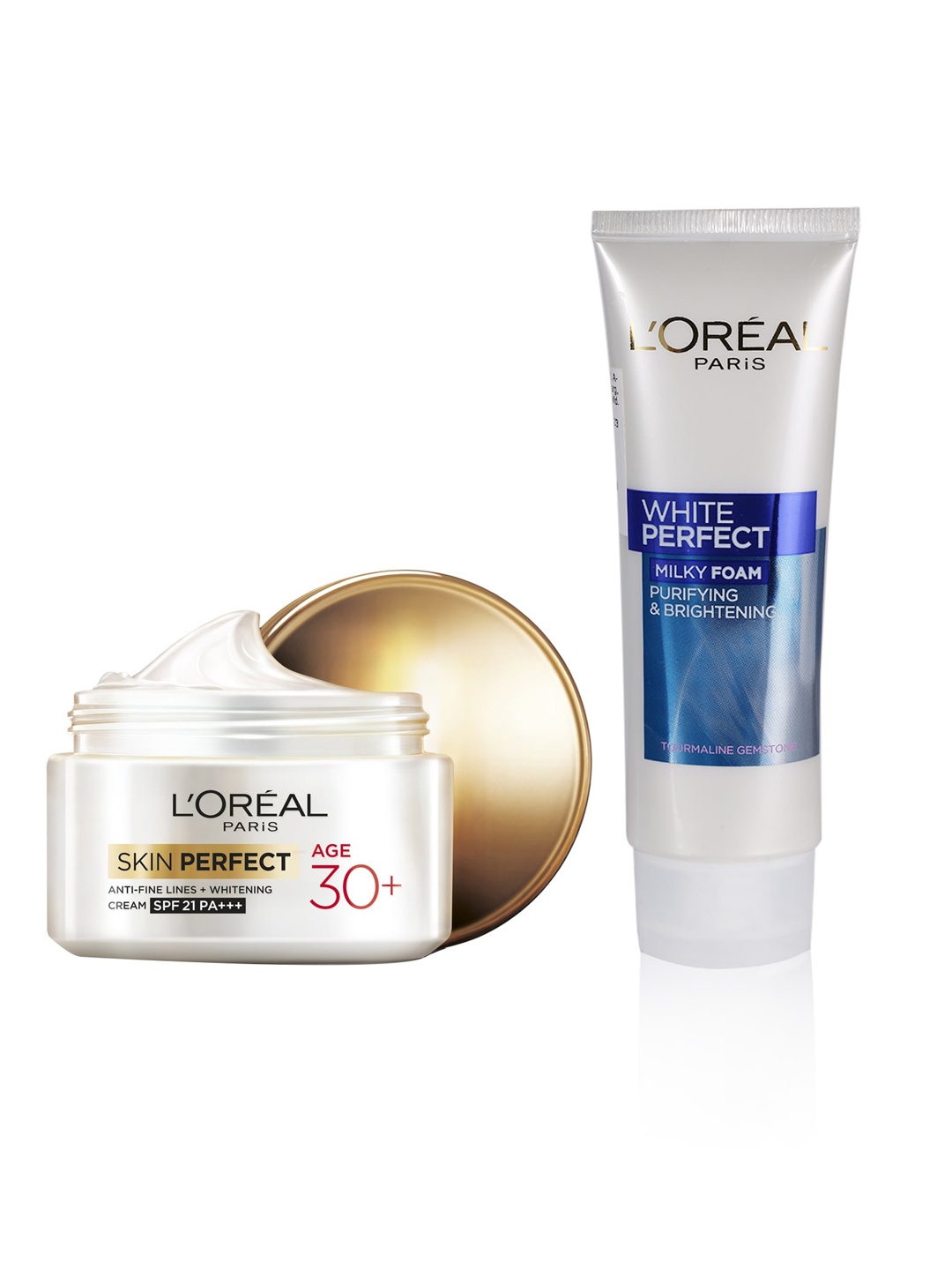 

LOreal Paris White Perfect Milky Foam Sustainable Face Wash & Skin Perfect Whitening Cream