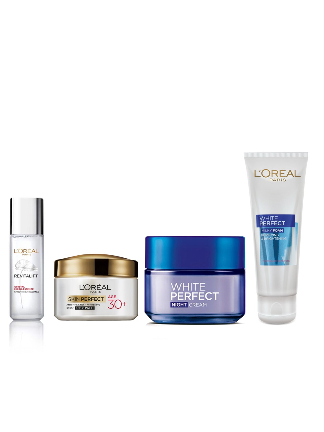 

LOreal Paris Women Pack Of 4 Personal Care Combo Set, White