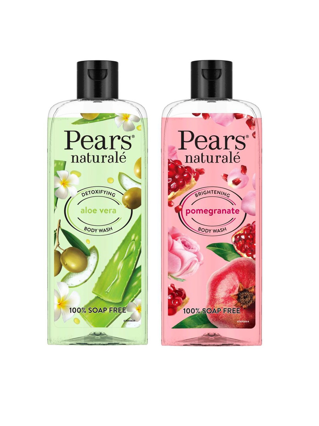 

Pears Unisex Naturale Brightening Set Of 2 Body Wash 250 ml, Green