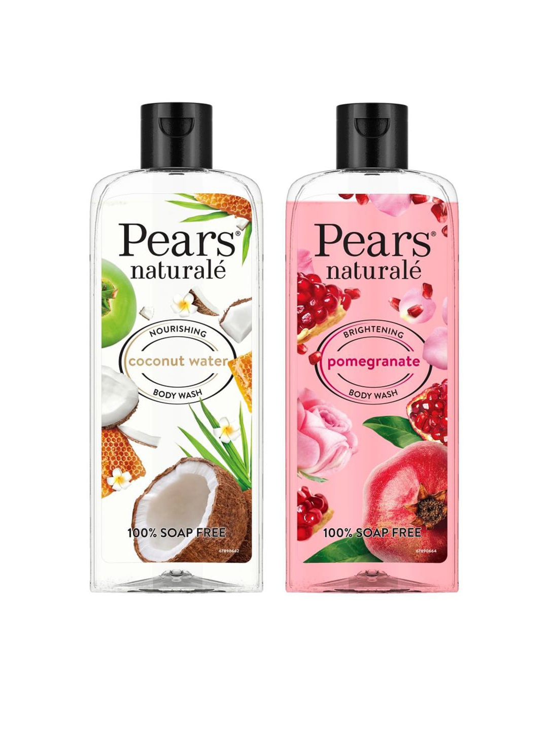 

Pears Unisex Naturale Brightening Set Of 2 Body Wash 250 ml, Pink