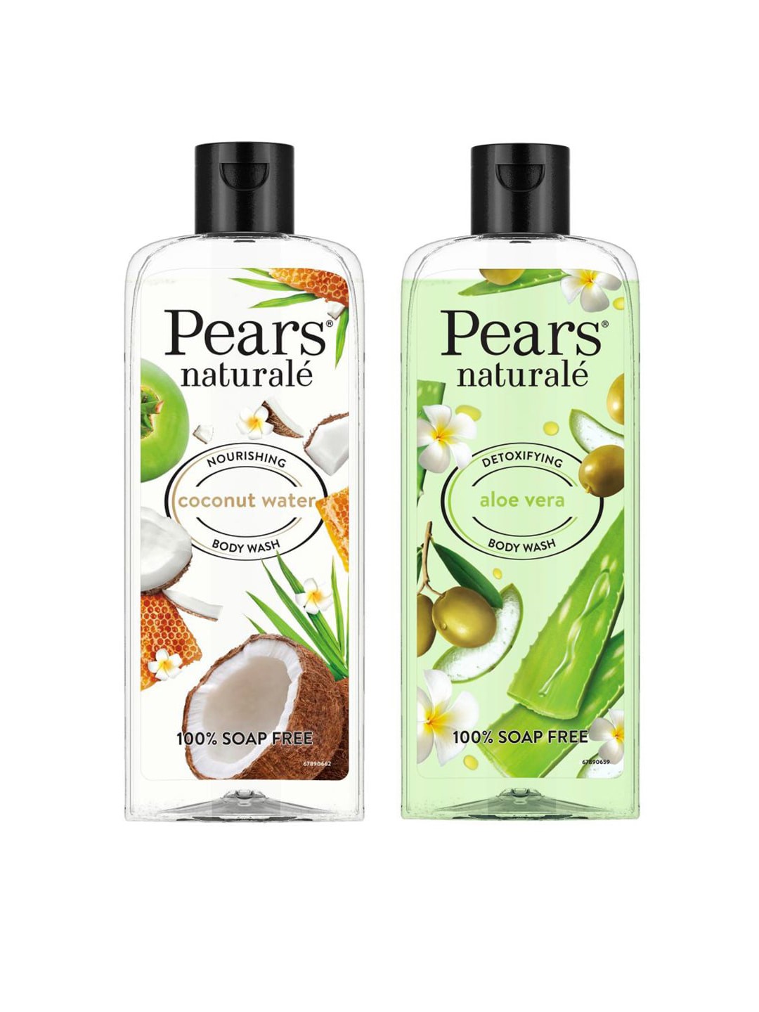 

Pears Unisex Naturale Brightening Set Of 2 Body Wash 250 ml, Green