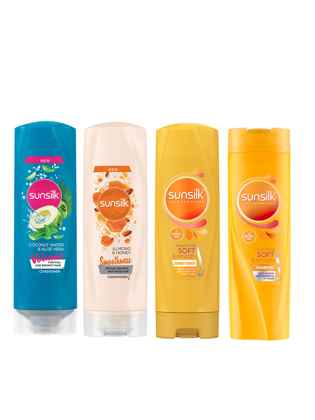 

Sunsilk Set of 3 Conditioners & 1 Shampoo, Yellow