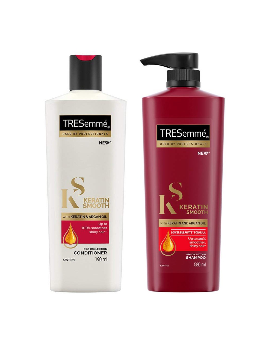 

TRESemme Set Of Keratin Smooth Shampoo & Conditioner, Red