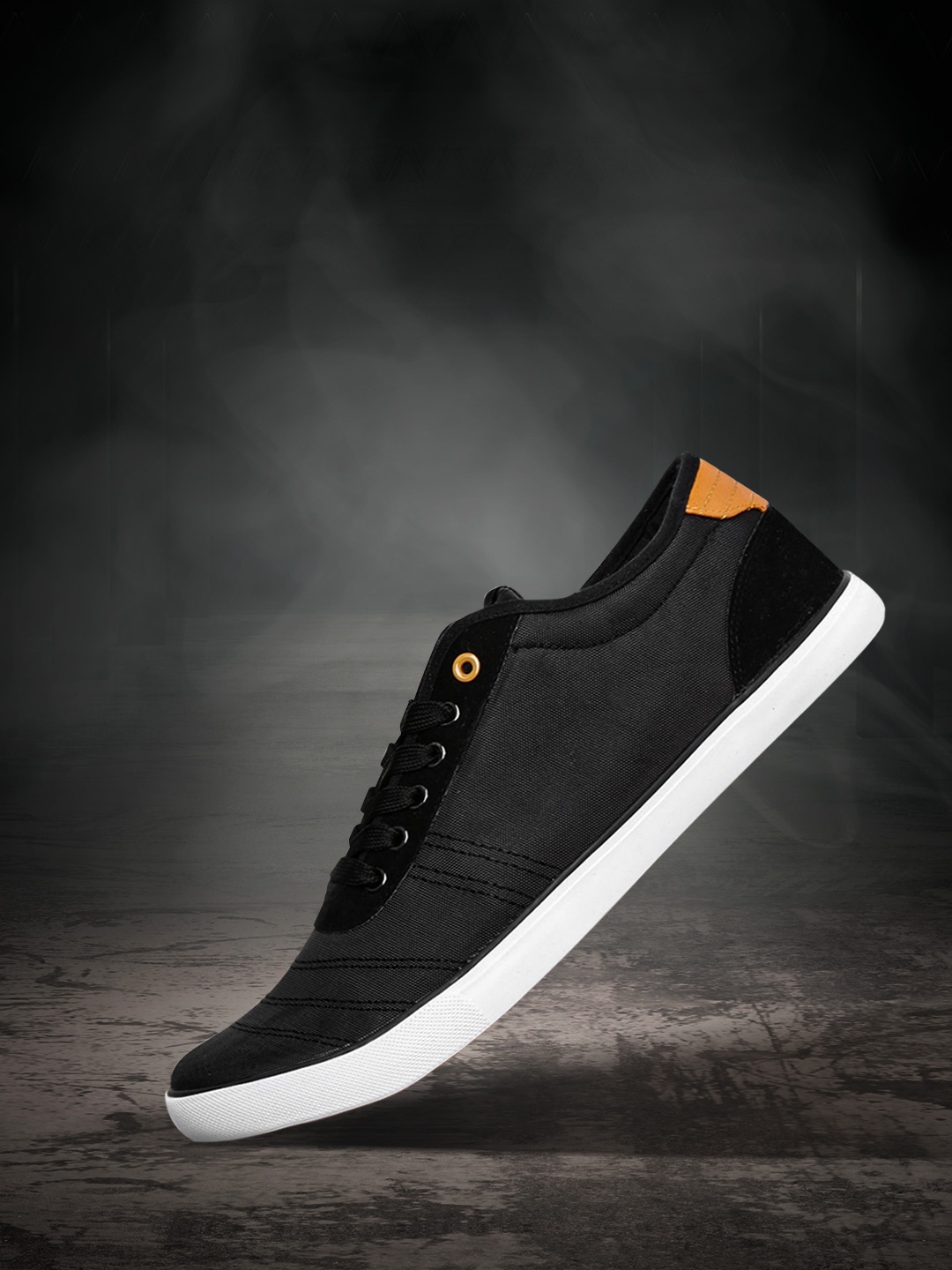 

Roadster Men Black Sneakers