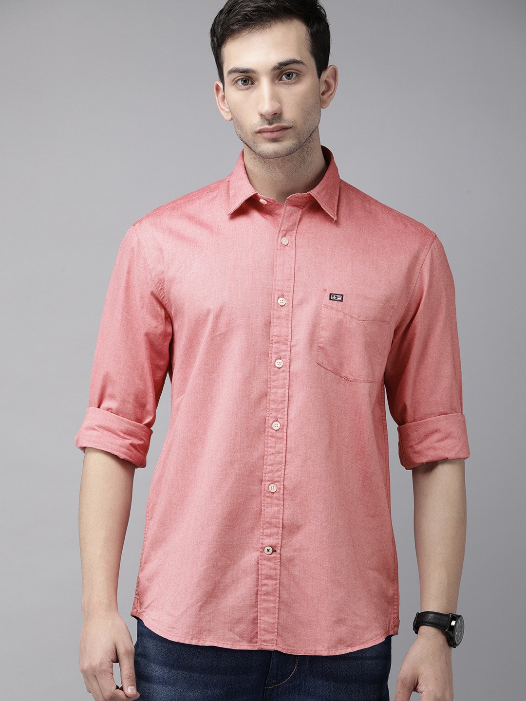 

Arrow Sport Men Pink Manhattan Slim Fit Casual Shirt