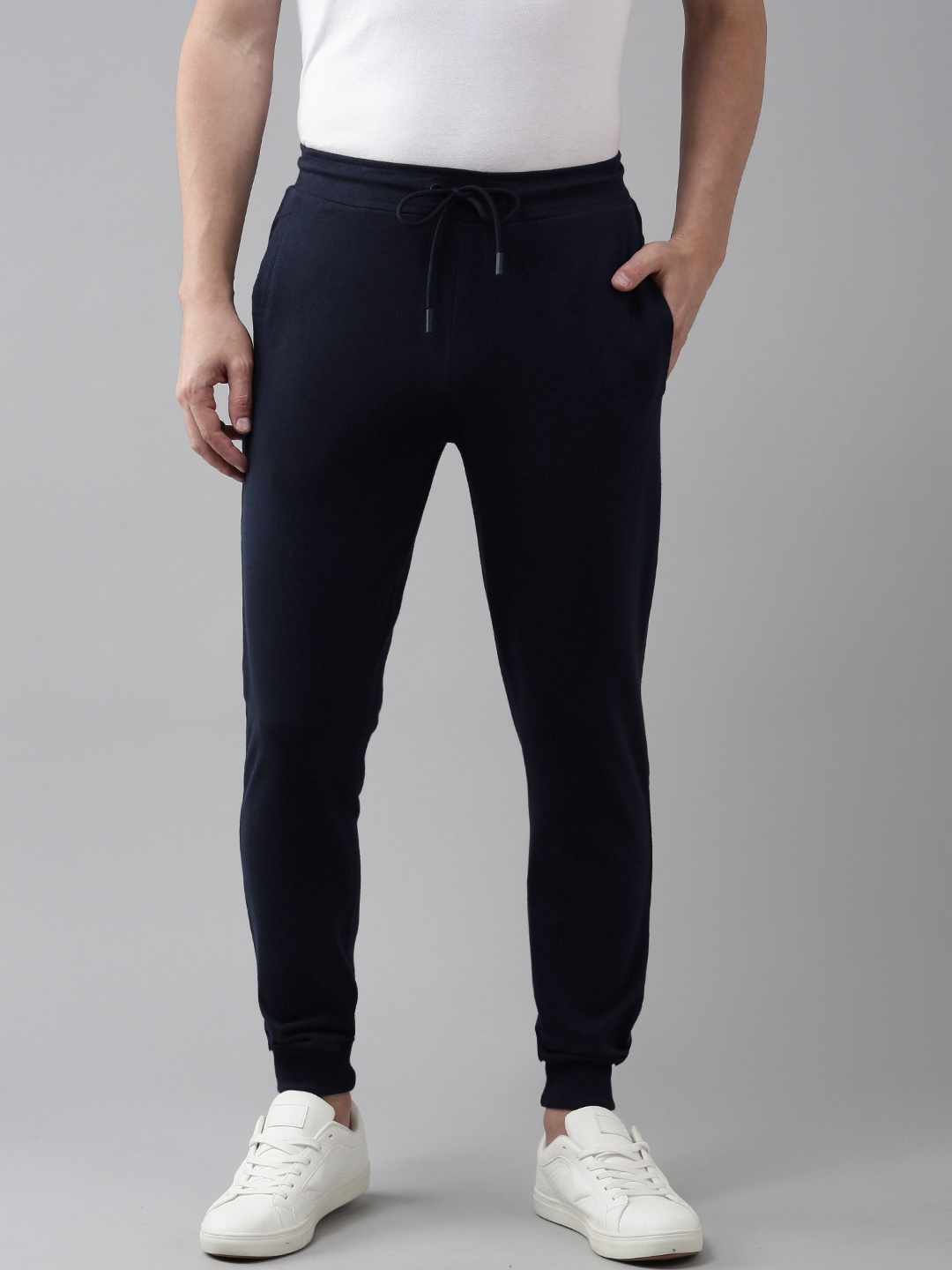 

Arrow Sport Men Navy Blue Joggers Trousers