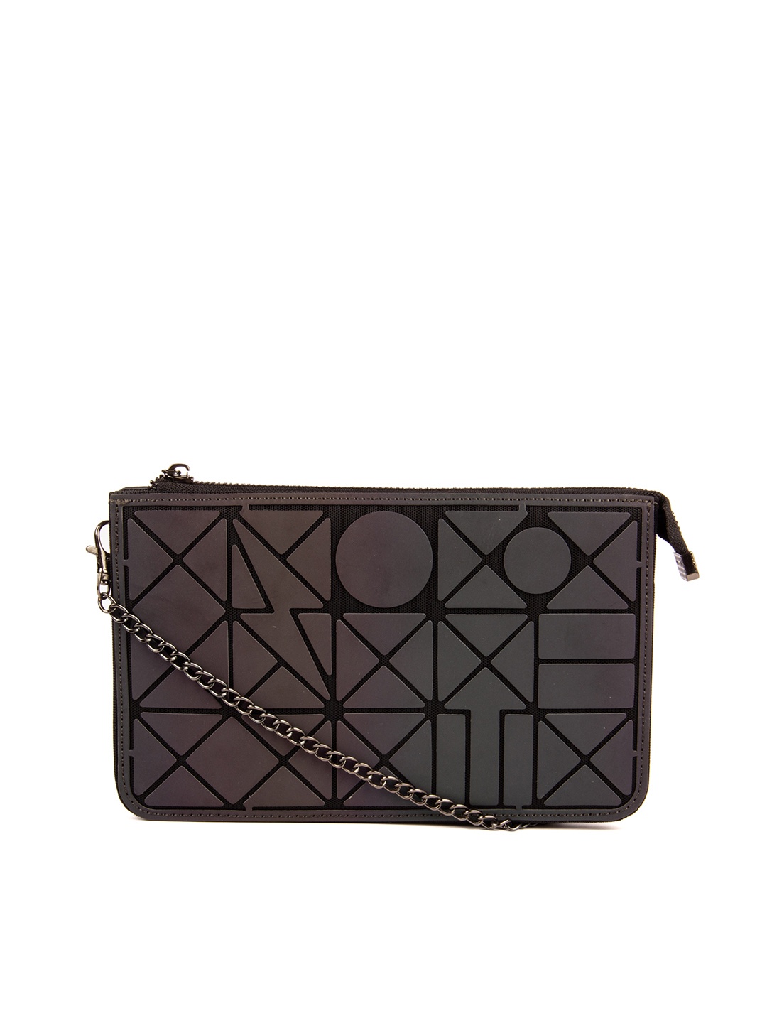 

BAOMI Geometric Range Purple Color Soft One Size Clutch