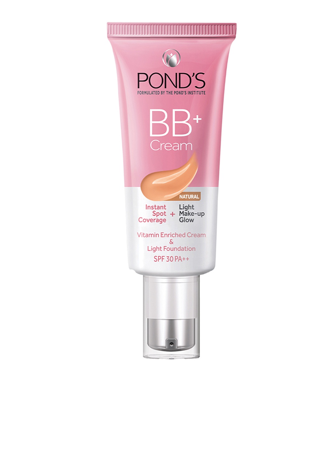 

Ponds Instant Spot Coverage BB + Cream with SPF 30 PA++ & Vitamin B3 30g - Natural, Pink