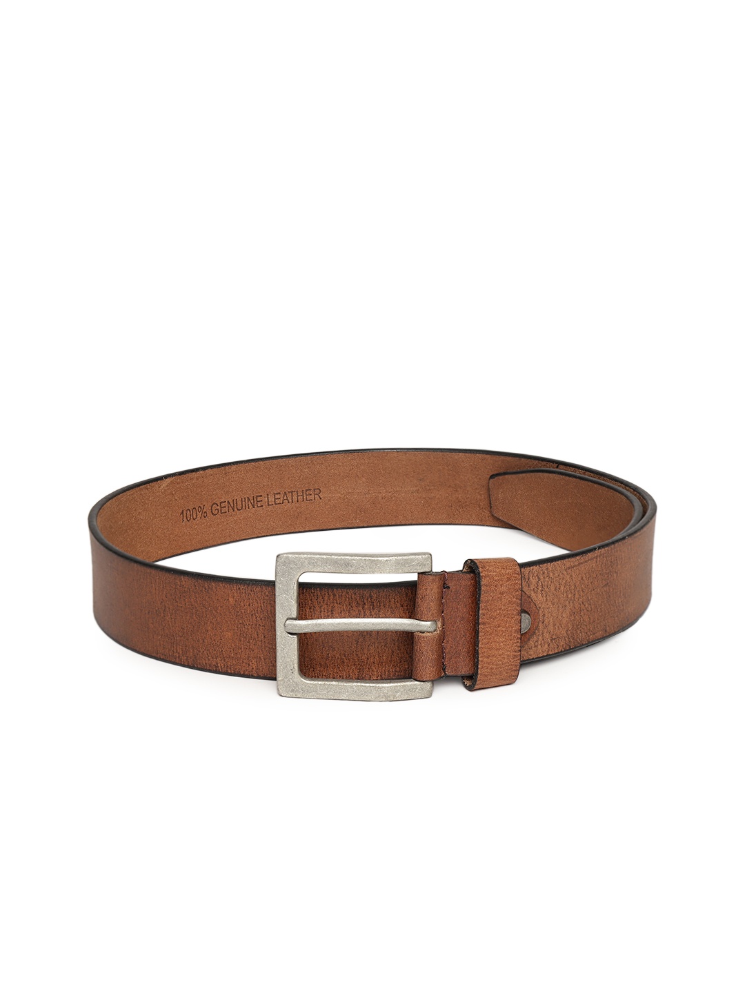 

Roadster Men Tan Brown Textured Leather Belt
