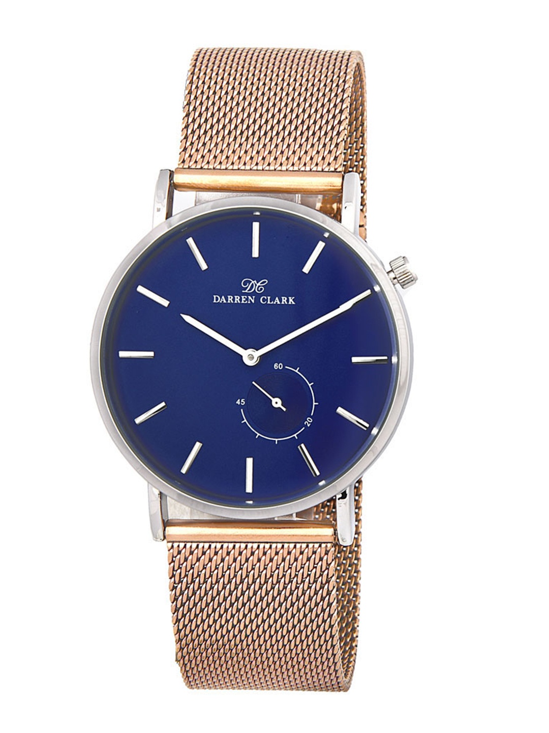 

DARREN CLARK Men Blue Analogue Watch 11013-SZ-04