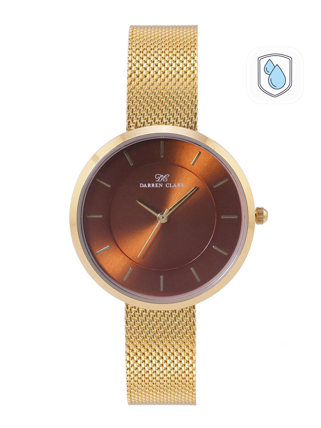 

DARREN CLARK Women Brown Bracelet Style Analogue Watch 11019-YZ-05