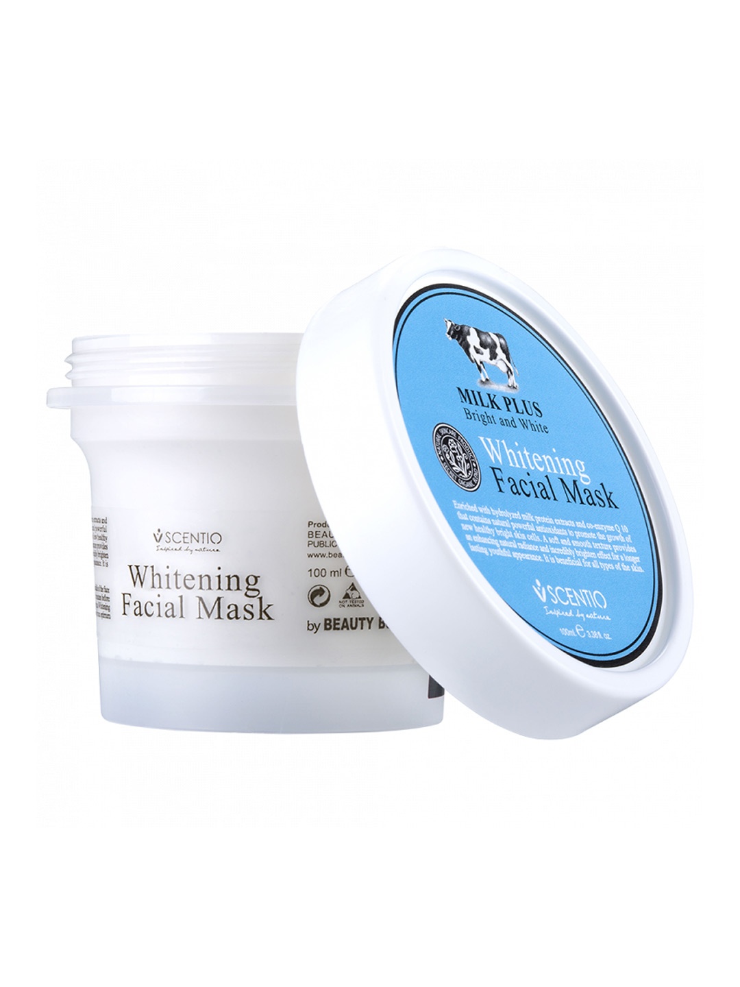 

BEAUTY BUFFET Scentio Milk Plus Whitening Facial Mask - 100ml (Made In Thailand), White
