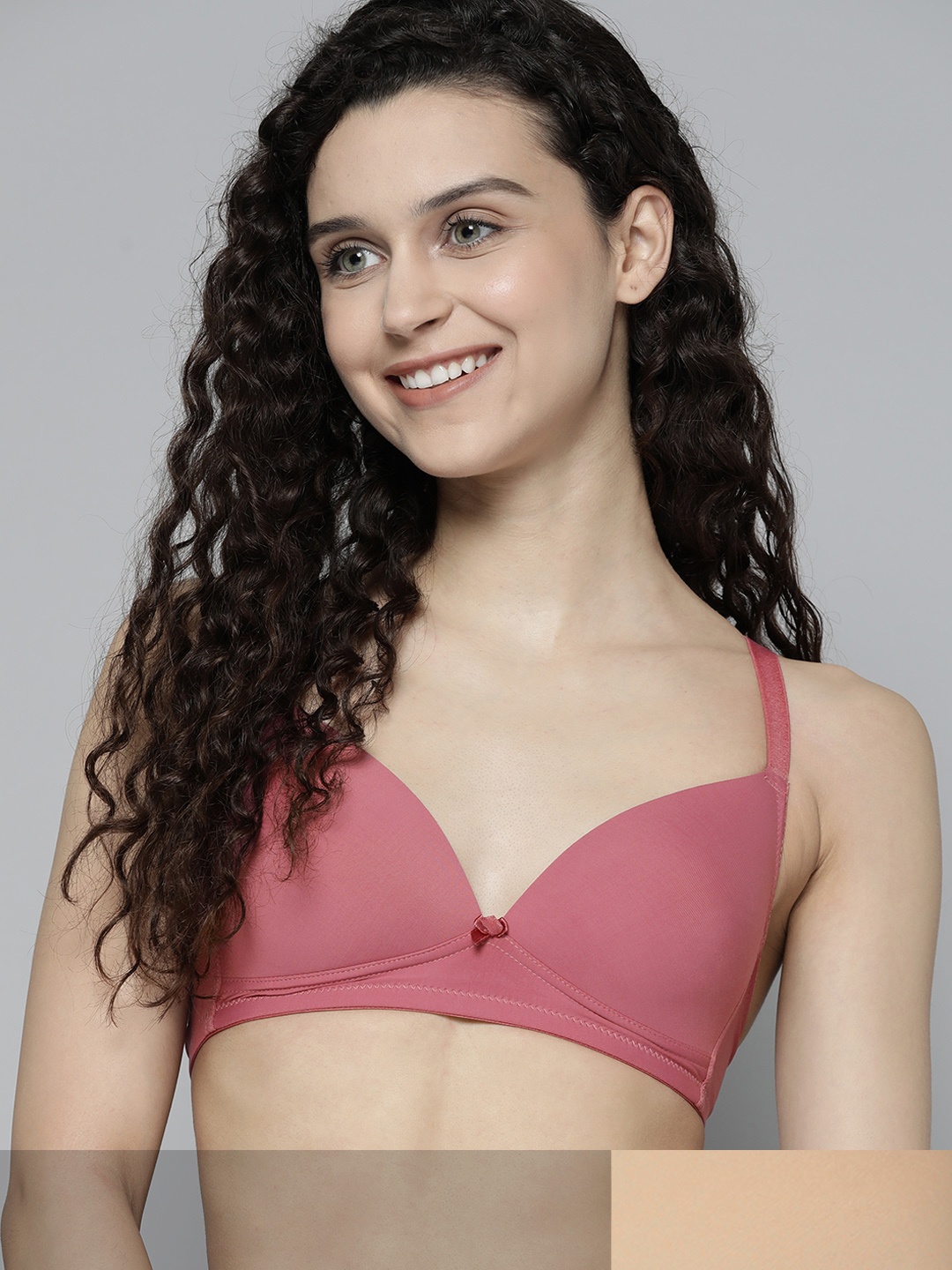 

Mast & Harbour Pack of 2 Lightly Padded Bra, Pink