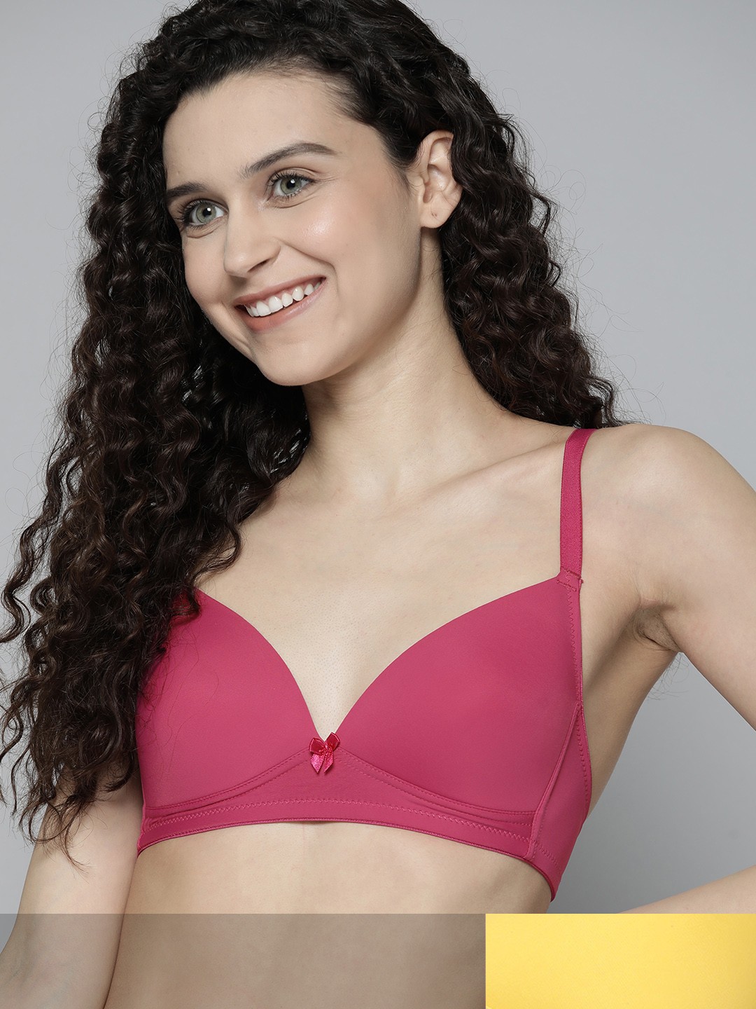 

Mast & Harbour Pack of 2 Lightly Padded Bra, Fuchsia