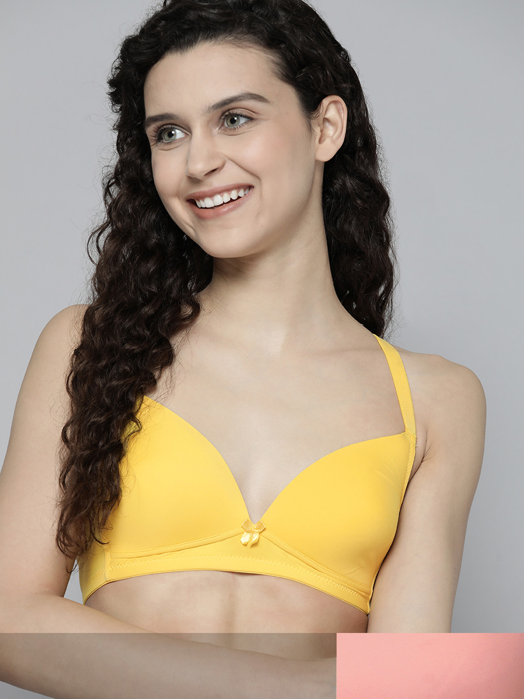 

Mast & Harbour Pack Of 2 Lightly Padded T-Shirt Bra, Pink