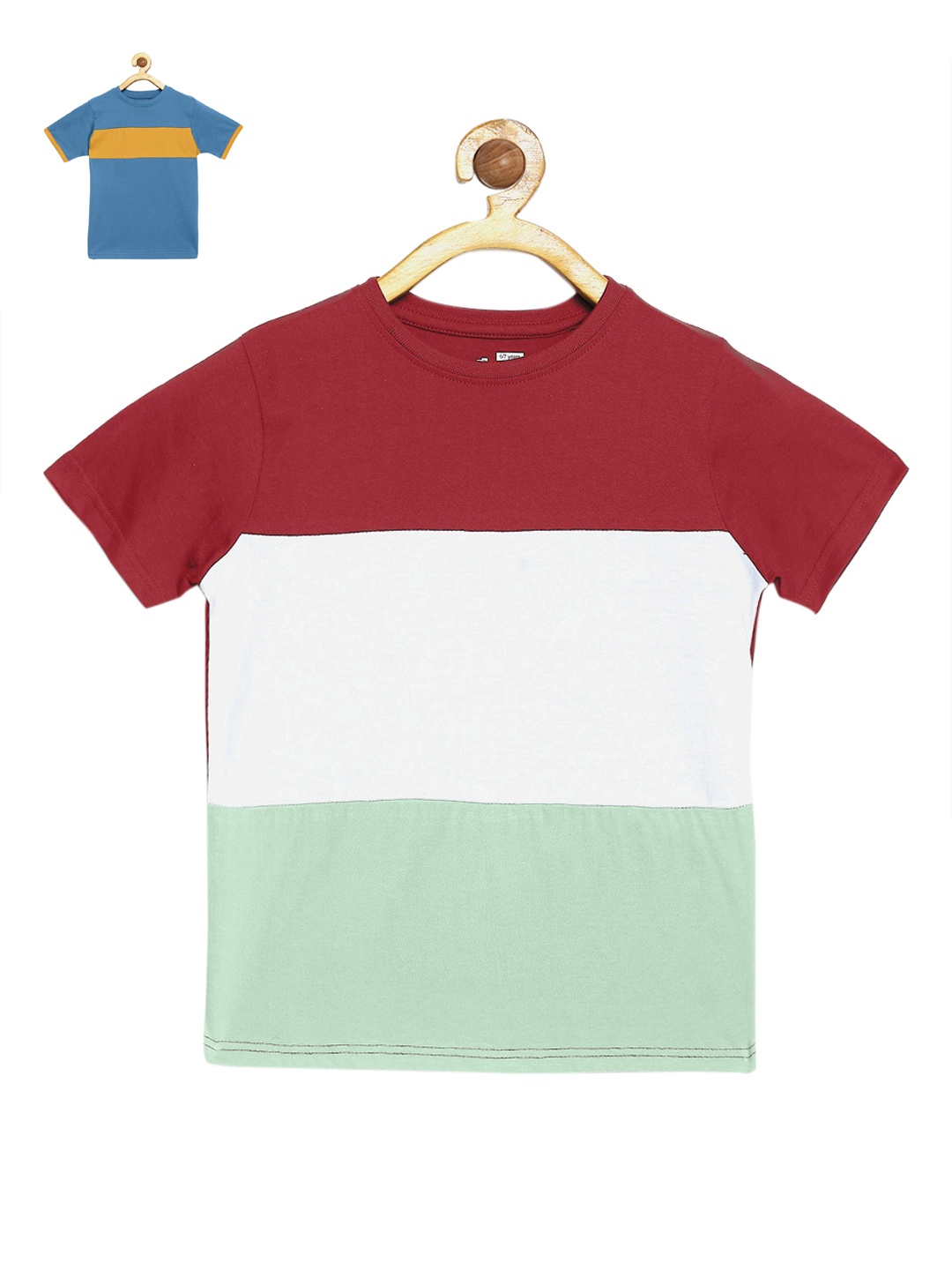 

DILLINGER Boys Pack of 2 Pure Cotton T-shirts, Maroon