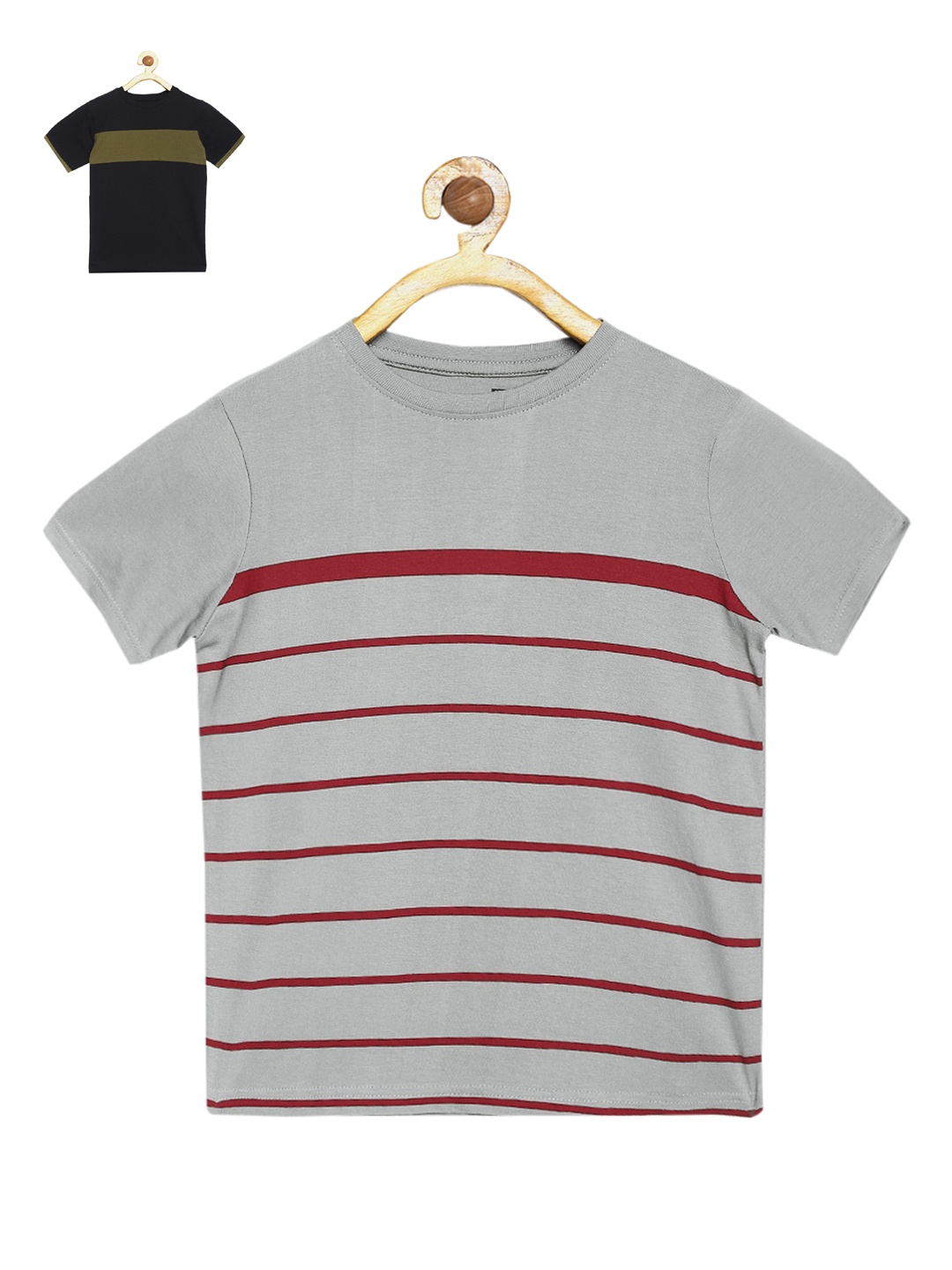 

DILLINGER Boys Pack of 2 Printed Cotton Pure Cotton T-shirt, Multi