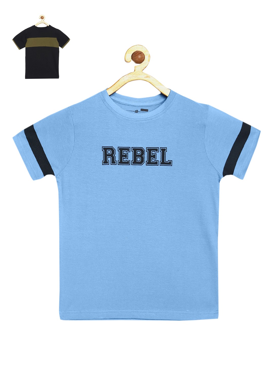 

DILLINGER Boys Blue Pack of 2 Printed Pure Cotton T-shirts