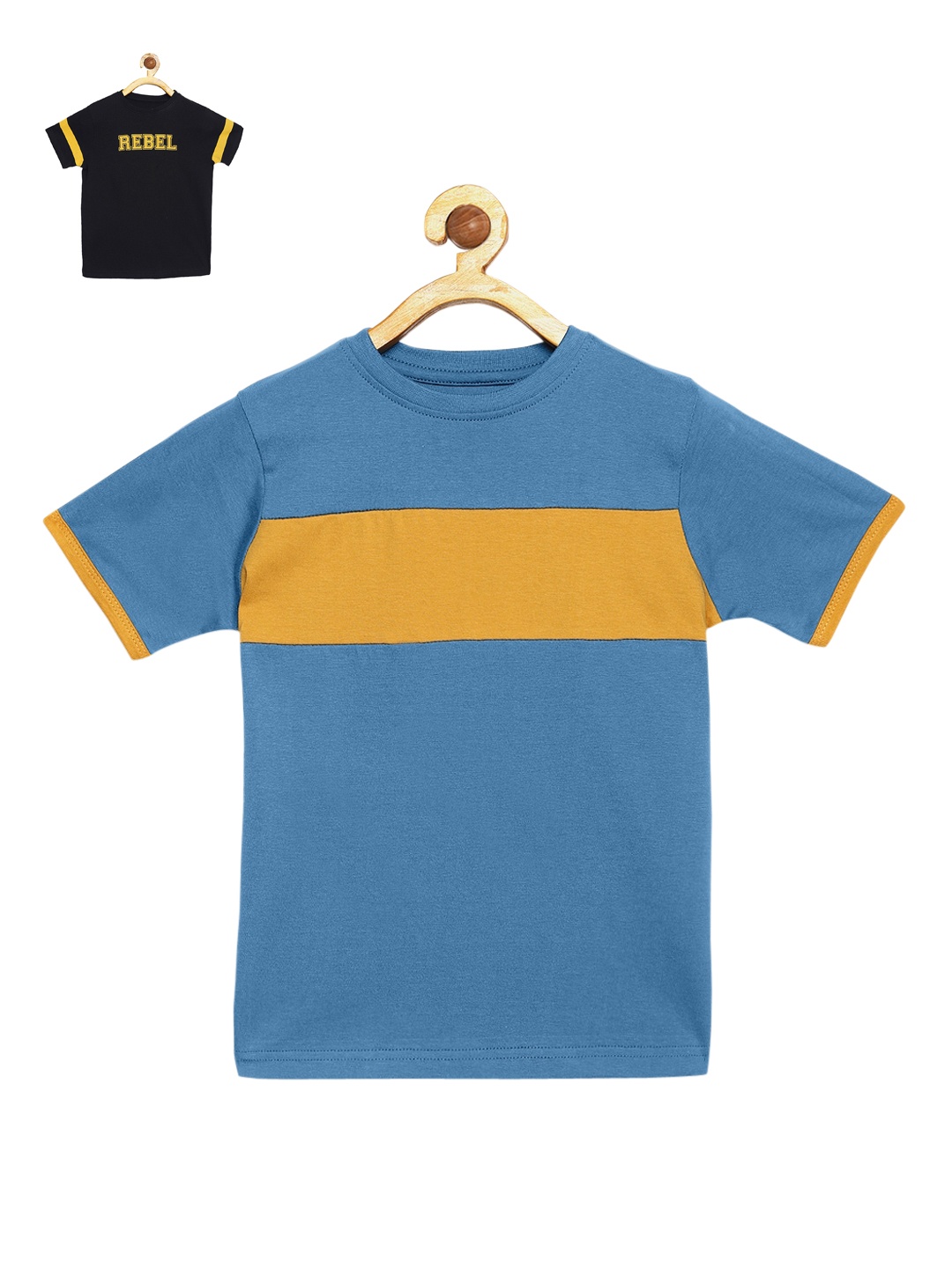 

DILLINGER Boys Pack Of 2 Striped Tshirt, Blue