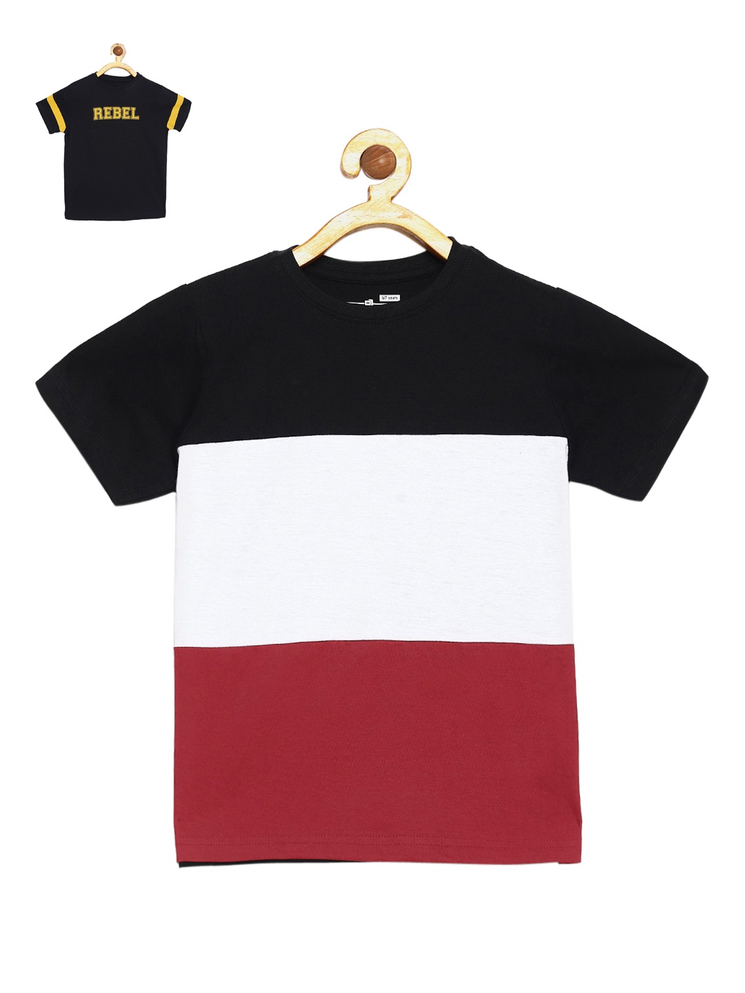 

DILLINGER Boys Pack Of 2 Cotton Tshirts, Black