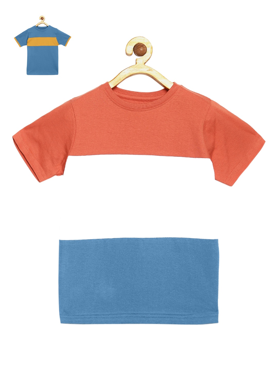 

DILLINGER Boys Pack of 2 Pure Cotton T-shirts, Coral
