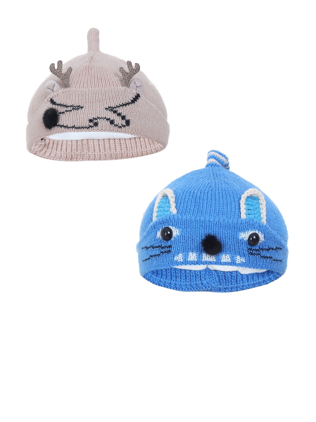 

FabSeasons Boys Pack Of 2 Beanie, Blue