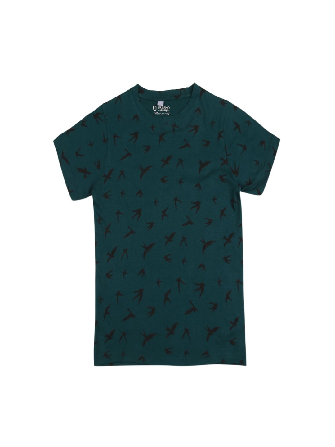 

Urbano Juniors Boys Pack Of 2 Printed Tshirts, Green