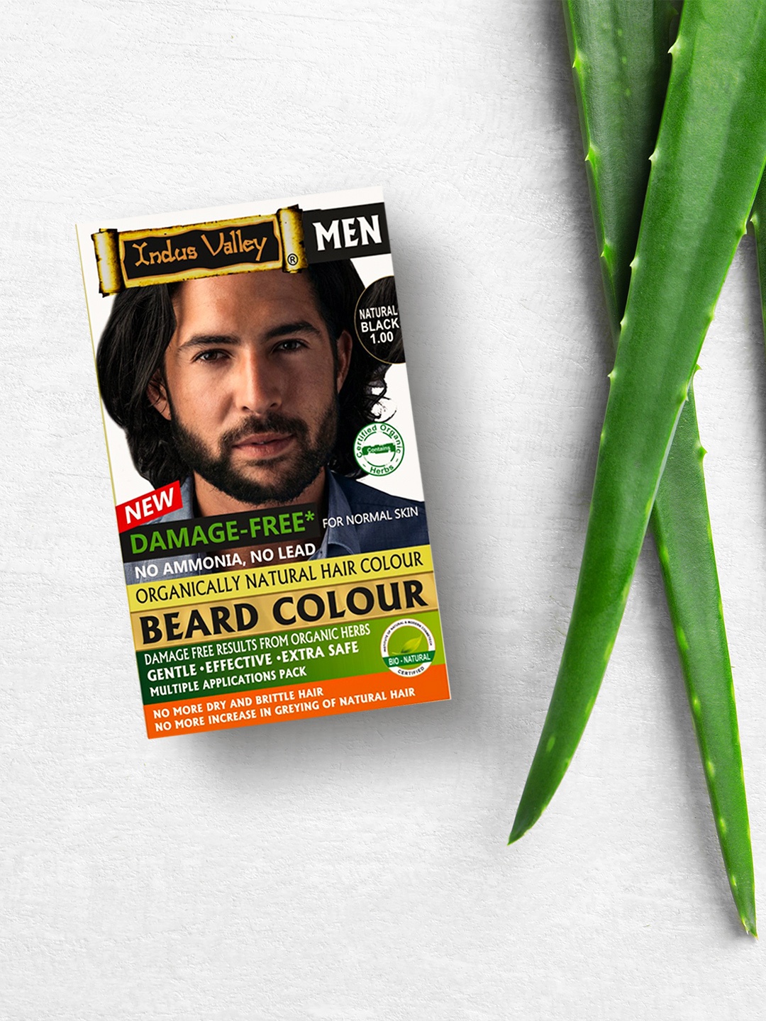 

Indus Valley Beard Colour-Damage Free Natural Black 86 ml