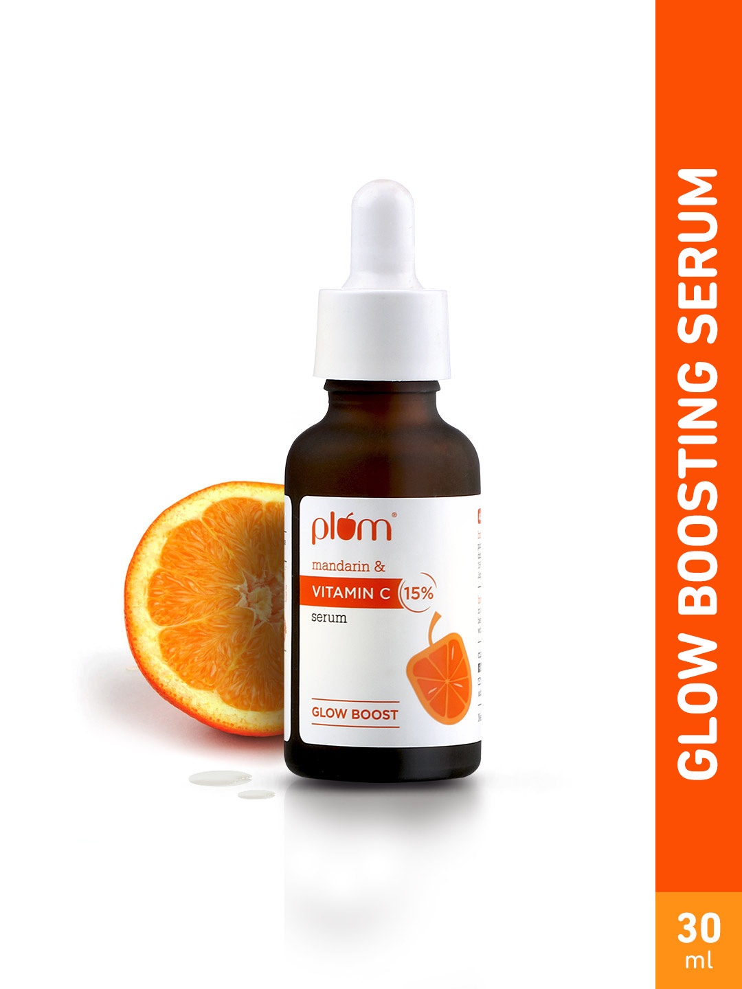 

Plum 15% Vitamin C Glow Face Serum To Fight Dark Spots & Pigmentation - 30ml, White