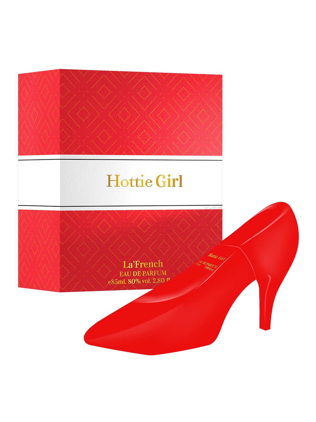 

La French Women Hottie Girl Eau De Parfum - 85 ml, Red