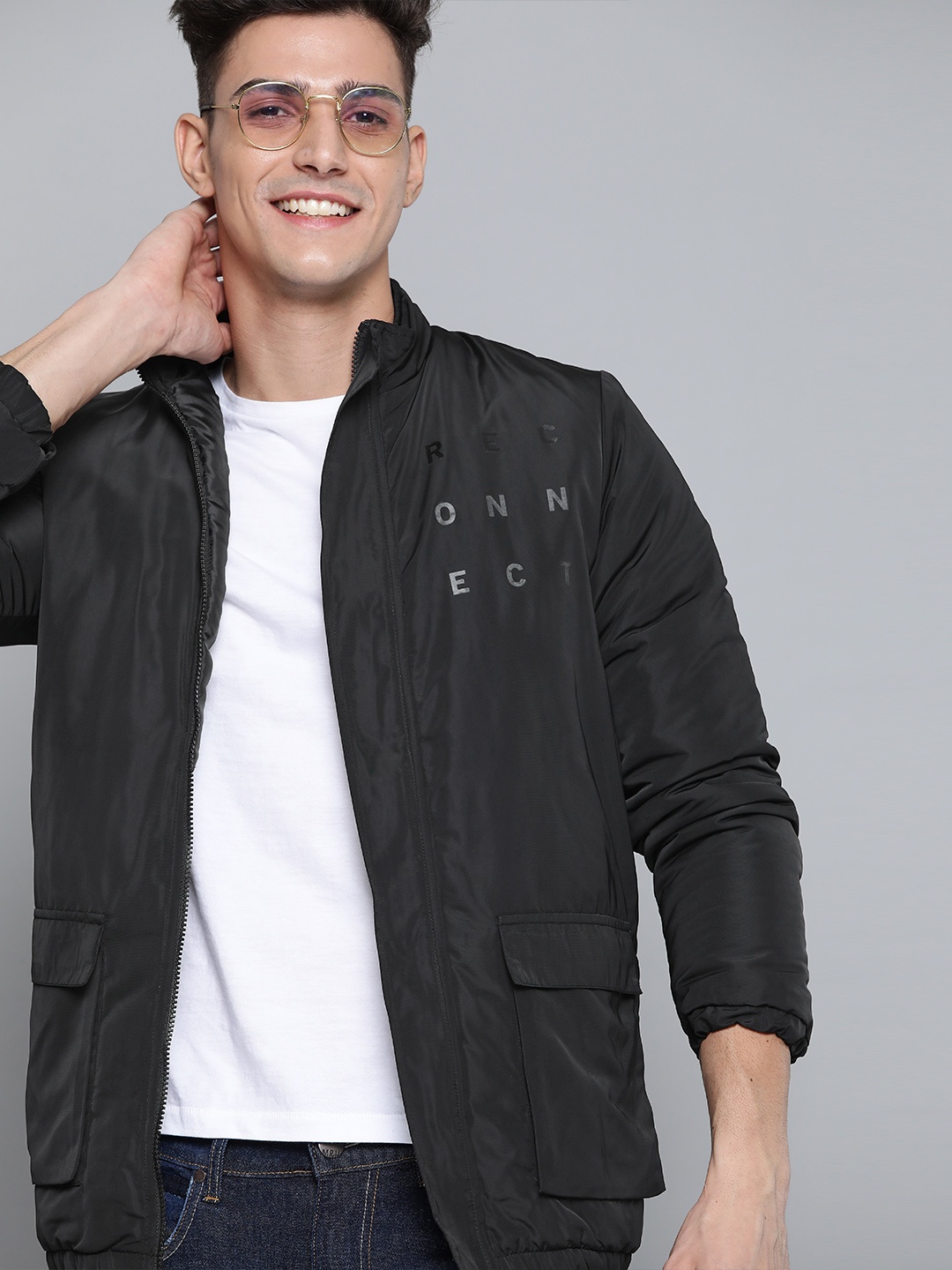 

Mast & Harbour Men Black Tailored Jacket