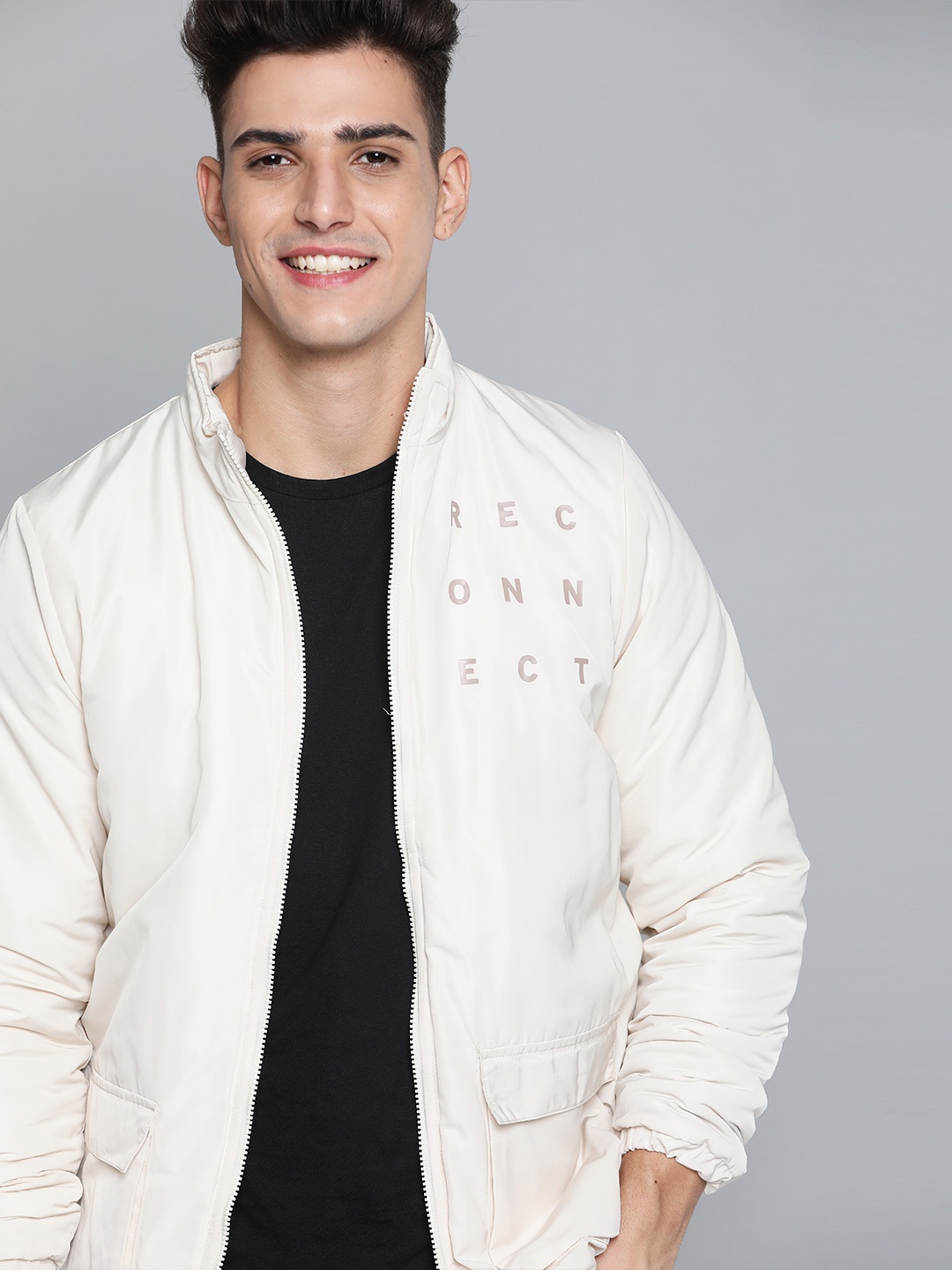

Mast & Harbour Men White Tailored Jacket