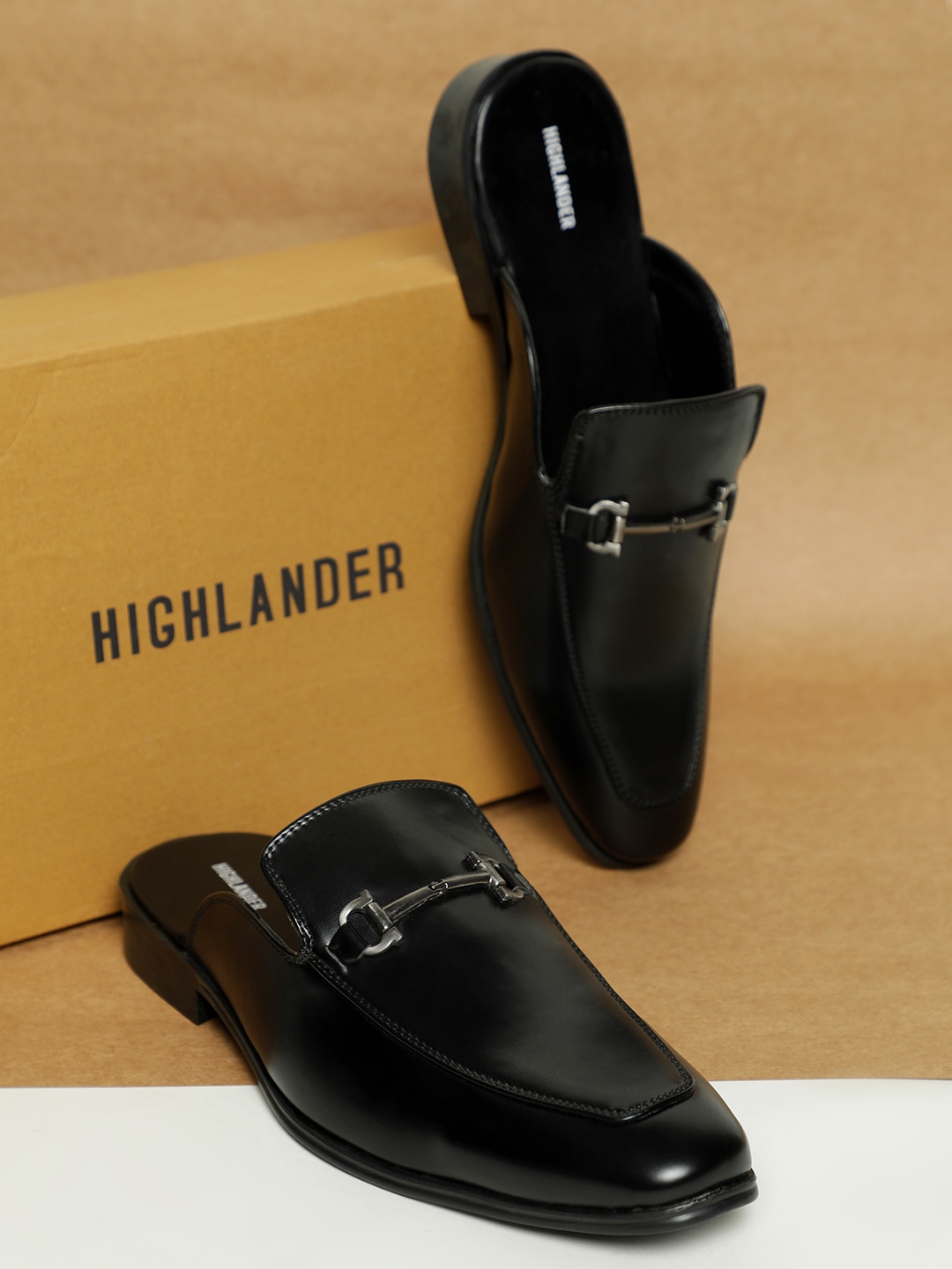 

HIGHLANDER FORMAL MULES, Black